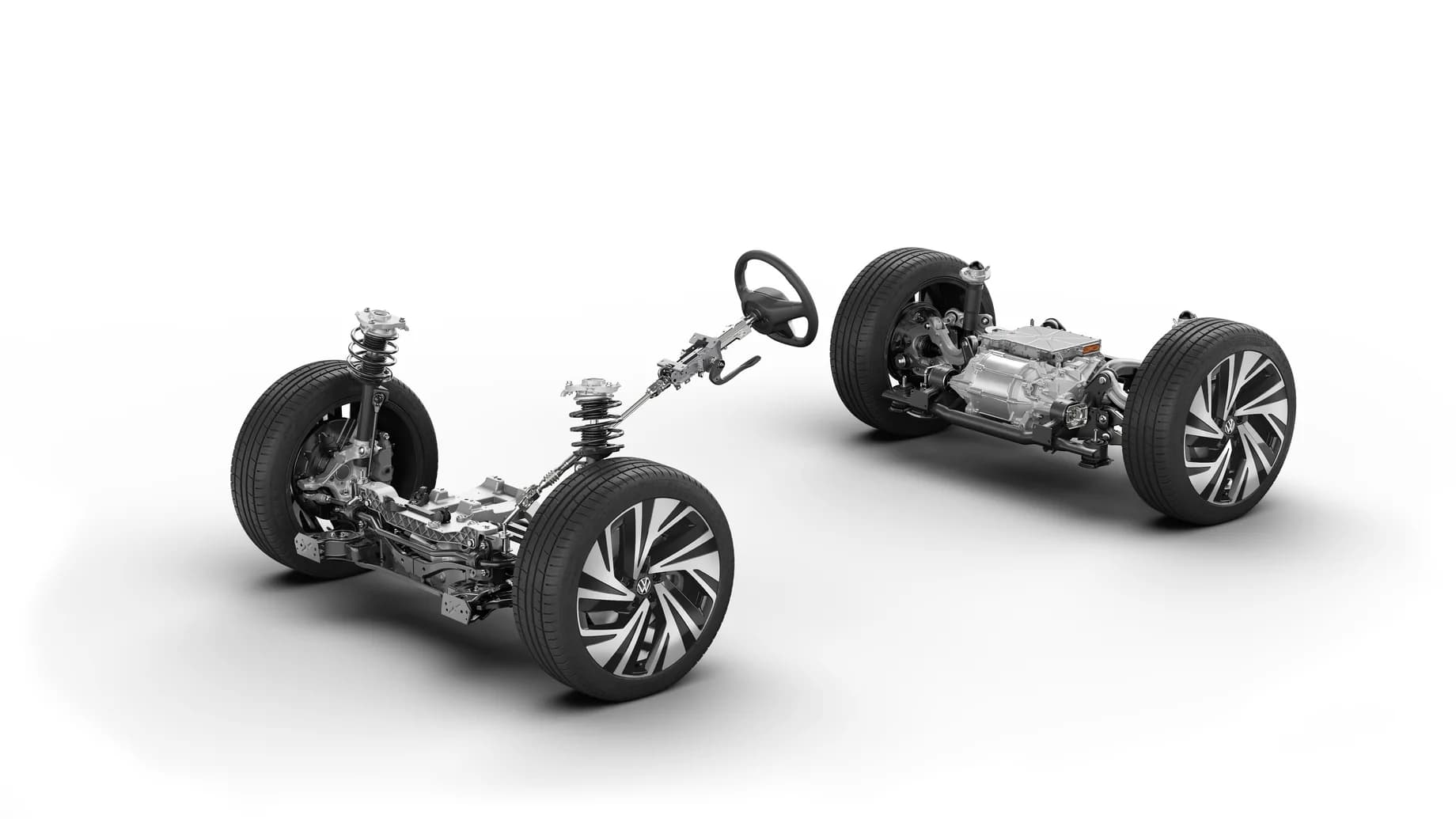 Eixos, suspensão e direção do Volkswagen ID.4