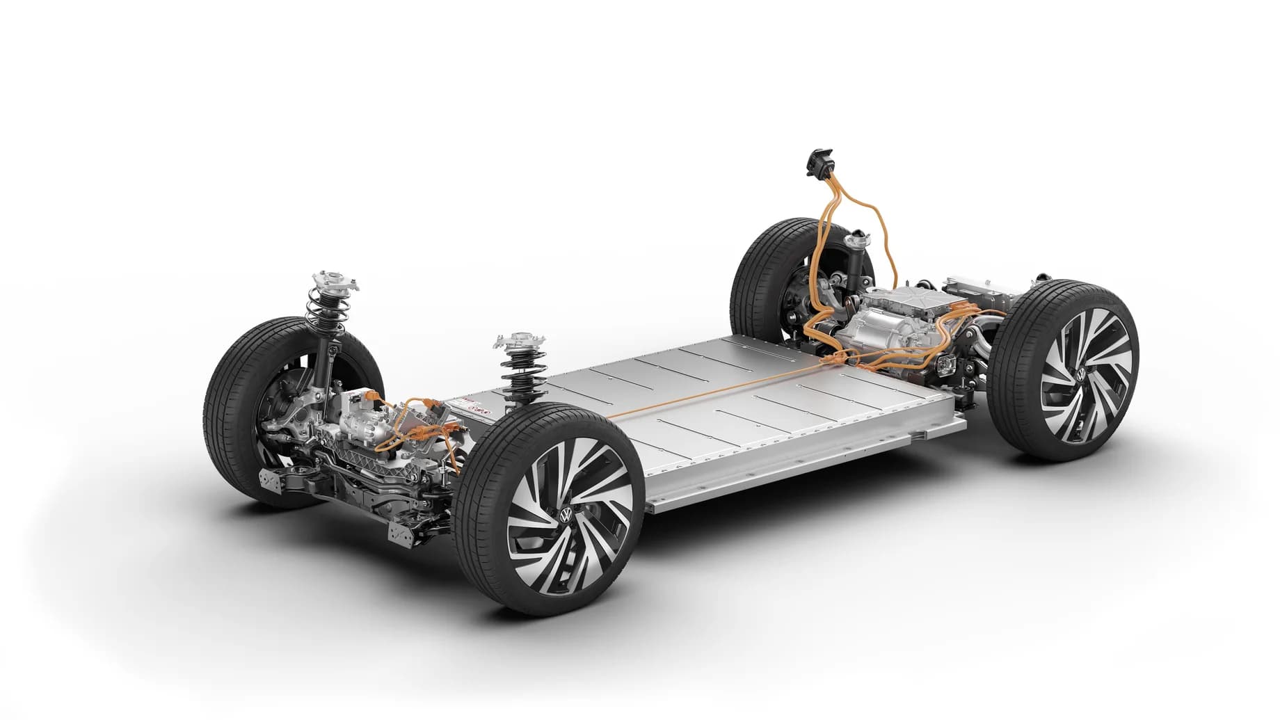 Bateria integrada à plataforma do Volkswagen ID.4